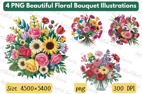 Beautiful Floral Bouquet Illustrations: A Practical Guide for Designers