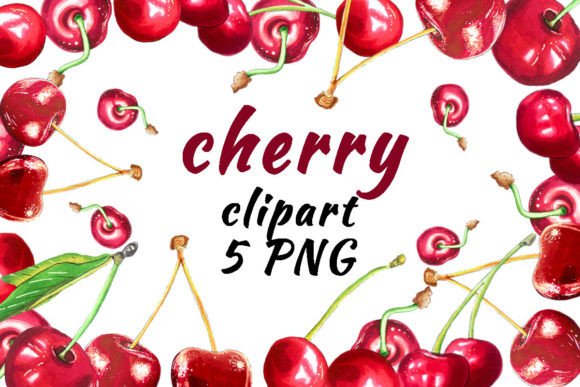 Cherry Marker Clipart: Elevating Your Designs with Handmade Quality