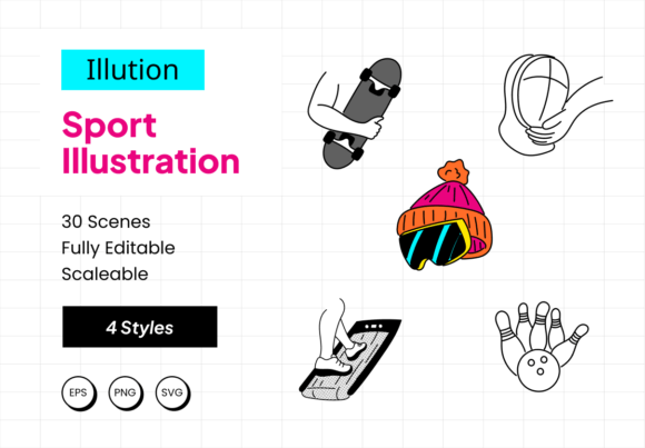 Evaluating Illution - Sport Illustration for Modern Design Workflows