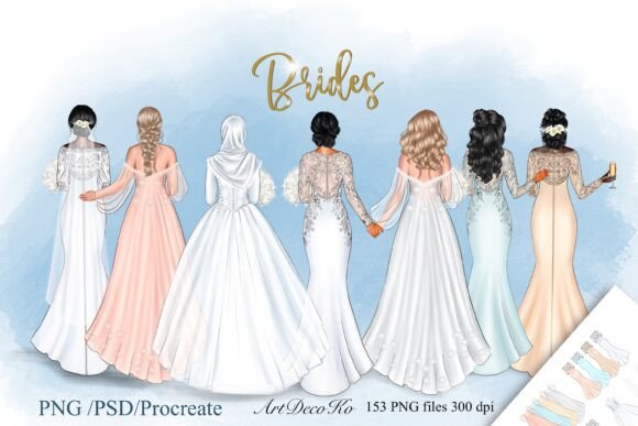 Mastering the Art of Digital Design with a Comprehensive Bride Clipart and Bride Creator Suite