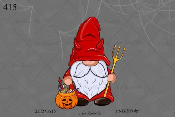 Spooky Charm: The Ultimate Halloween PNG Vampire Gnome for Creative Projects