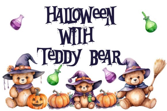 Watercolor Teddy Bear, Halloween, Clipart: A Practical Guide for Creators