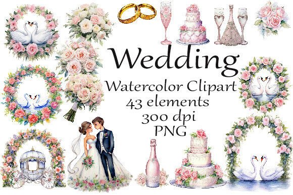 Wedding Watercolor Clipart PNG: A Creative Guide